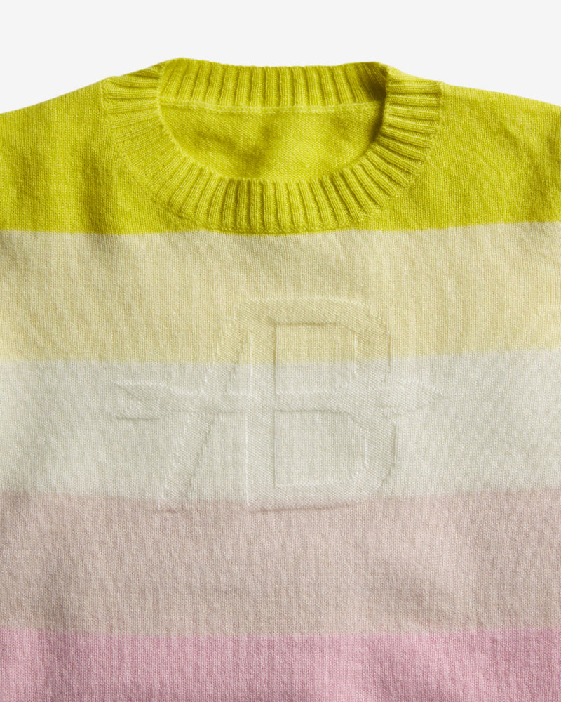 Striped Pink Yellow